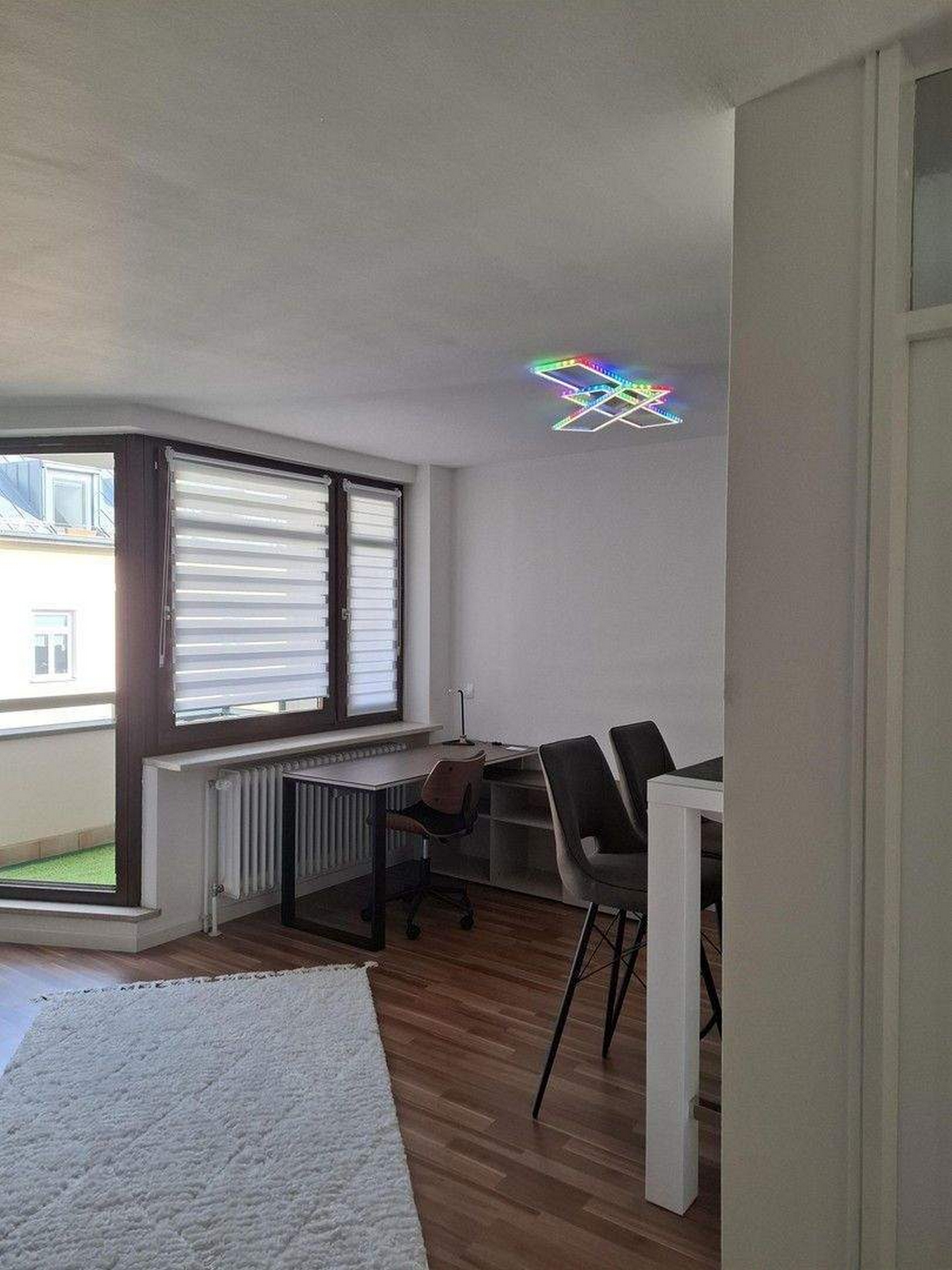 Elegant 1-Room Furnished Apartment with Balcony & Parking